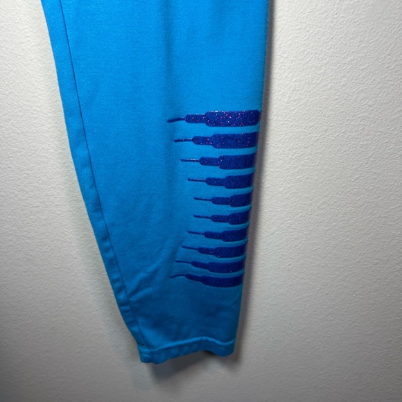 Savage x Fenty Women's Forever Savage Leggings Malibu Blue Full Ankle Size Large - Picture 7 of 12